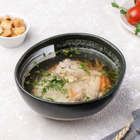 Бульон куриный с рисом
