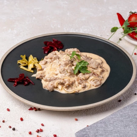 Бефстроганов из говядины
