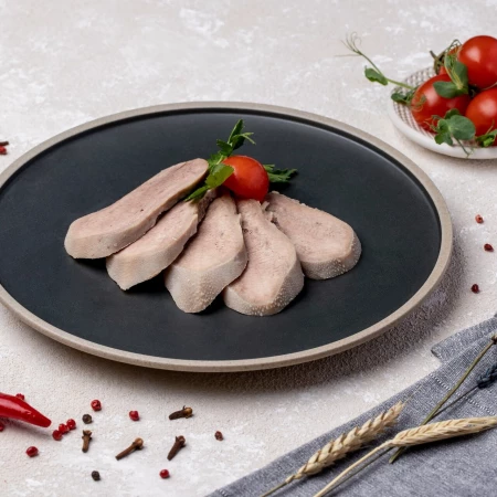 Язык говяжий, нарезка