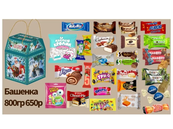 новогодний подарок "Башенка"