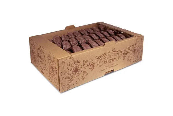 Зефир ванильный глазированный