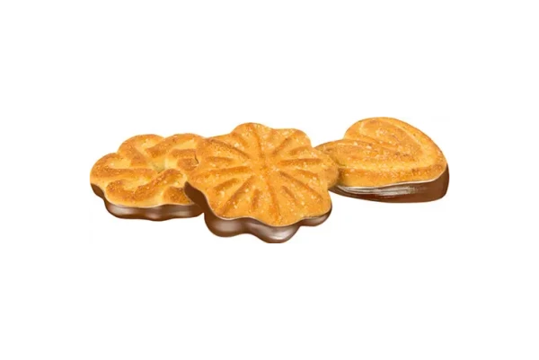 Печенье «Чайное»(потешки), сахарное с глазированным дном