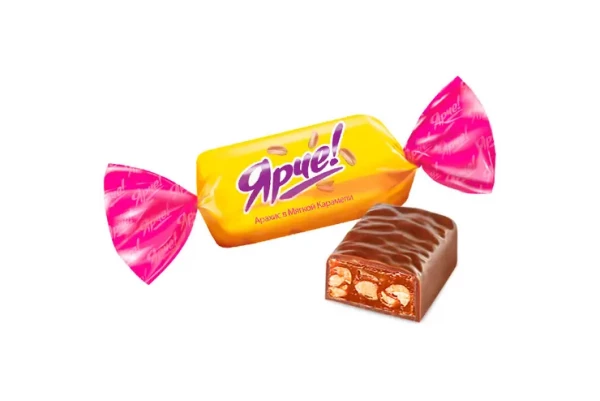 Конфета «Ярче!» с арахисом