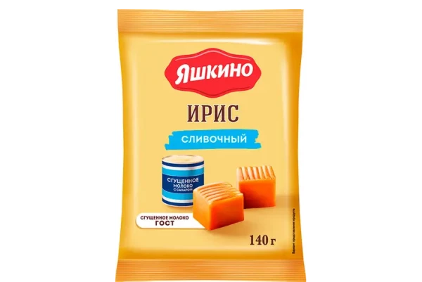 «Яшкино», ирис сливочный, 140 г