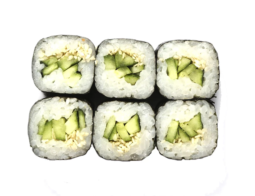 Маки с огурцом 