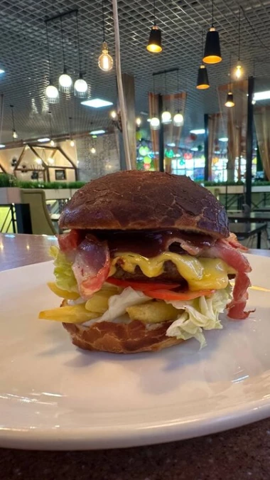 Бургер BBQ гриль 