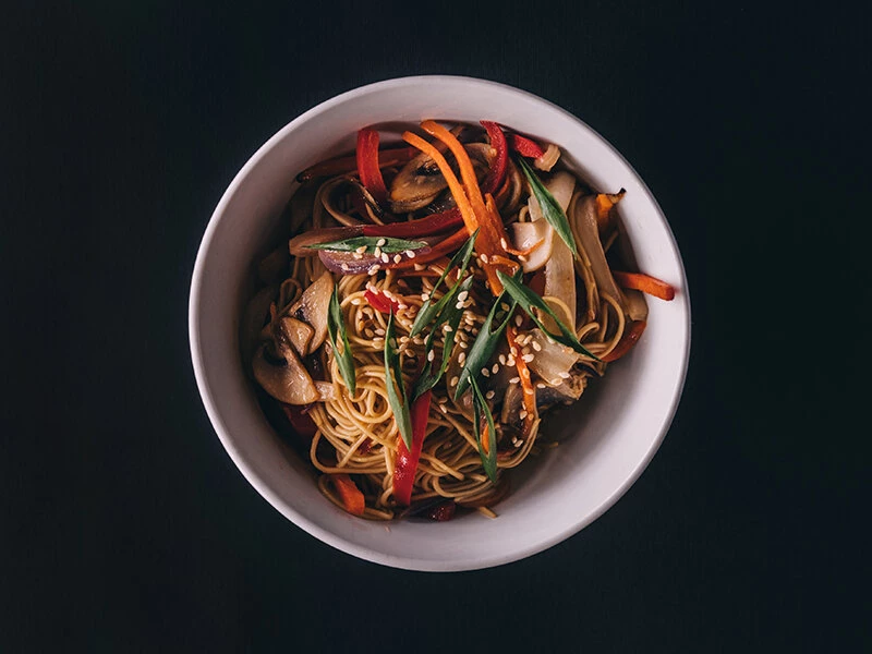 Лапша с курицей