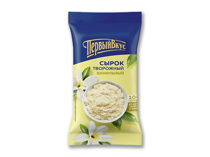 Сырок творожный с ванилином флоу-пак 4,5% 90г