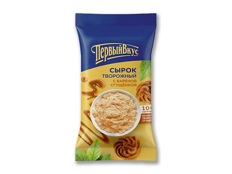 Сырок творожный со сгущенкой флоу-пак 8% 90г
