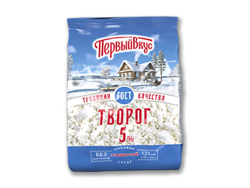 Творог пакет 5% 200г 
