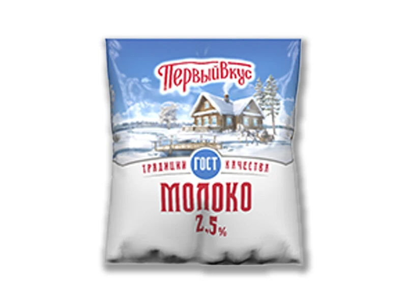 Молоко ГОСТ финн-пак 2,5% 500г 
