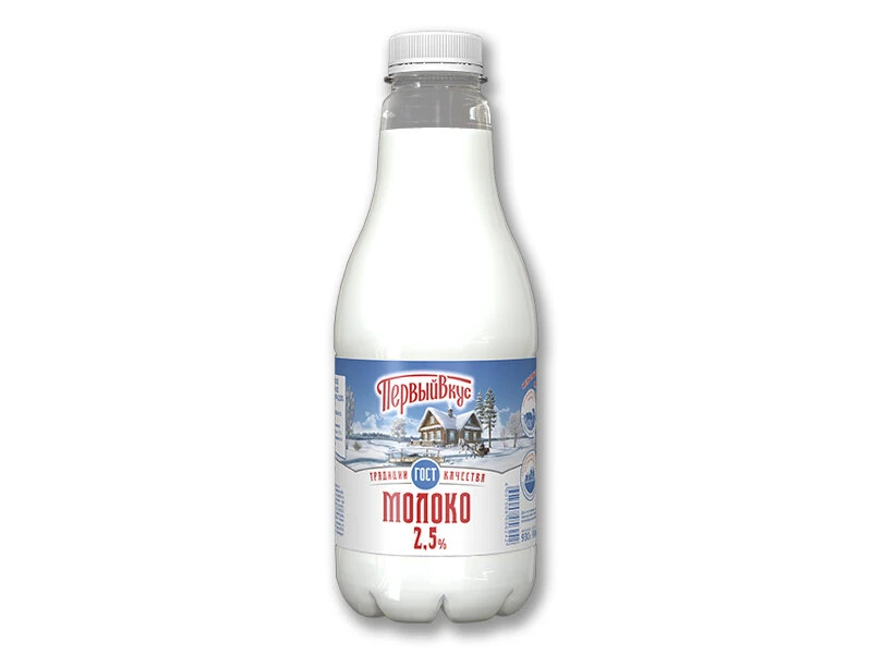 Молоко ПЭТ 2,5% 930г