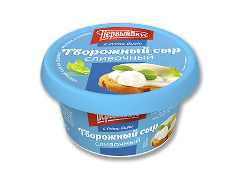 Творожный сыр сливочный п/стакан 60% 140г "il Primo Gusto"