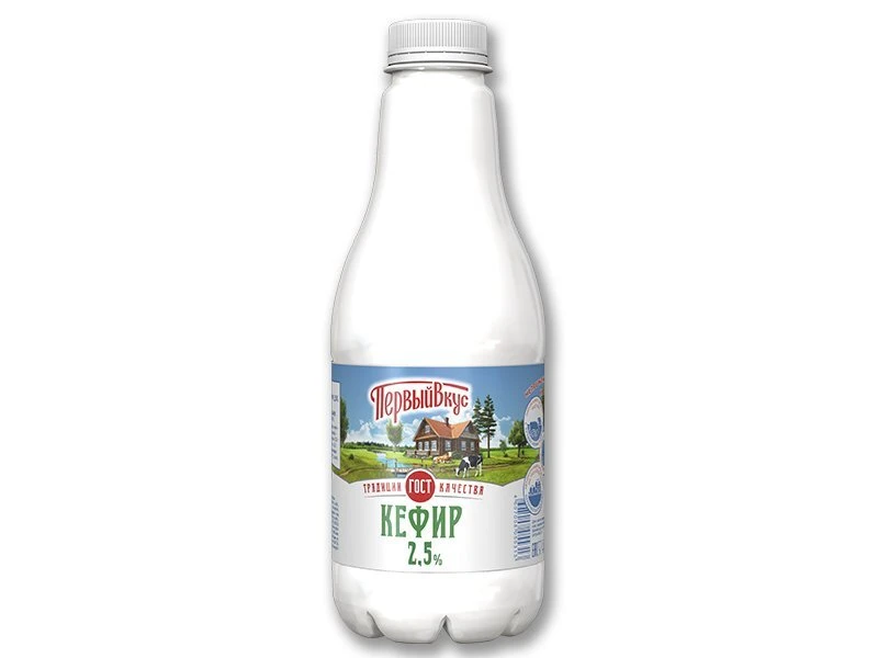Кефир ПЭТ 2,5% 900г
