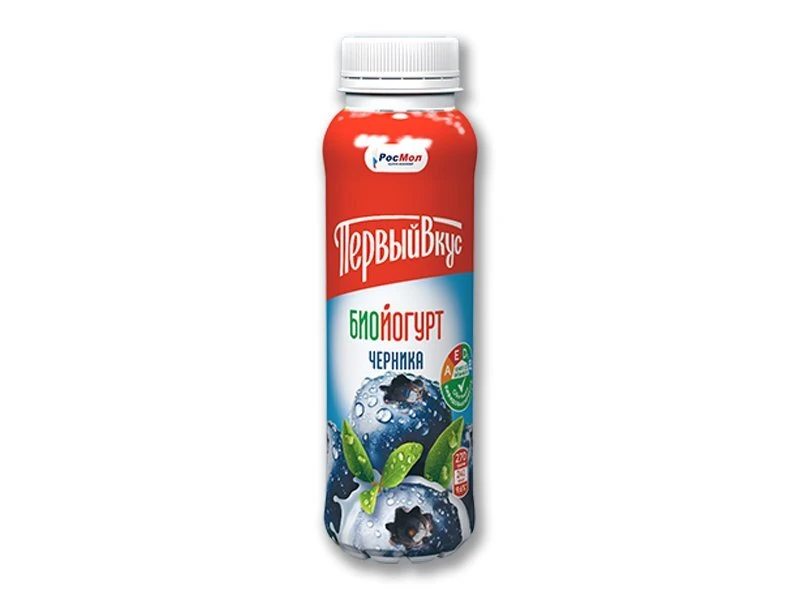 Биойогурт "Черника" ПЭТ 2,5% 270г 