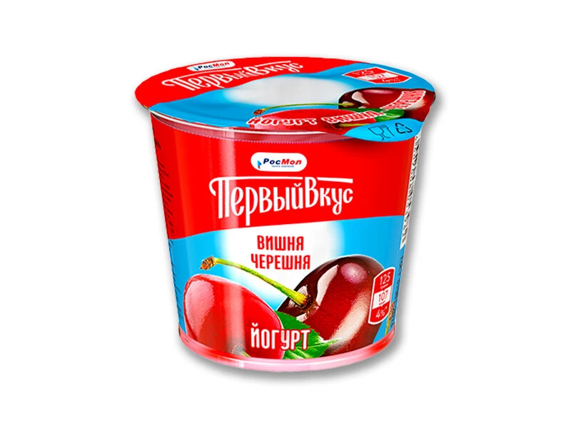 Йогурт "Вишня-черешня"  п/стакан 2,5% 125г