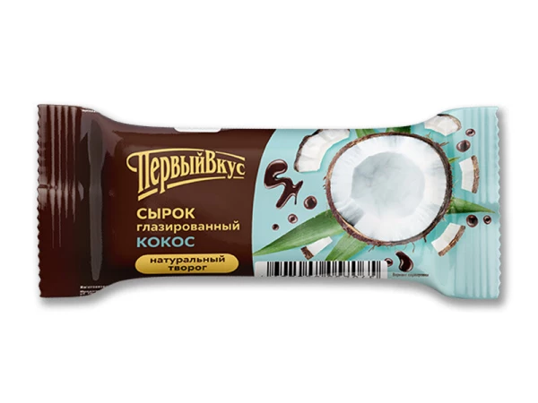 Сырок глазированный кокос флоу-пак 18% 40г