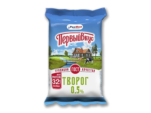 Творог флоу-пак 0,5% 180г