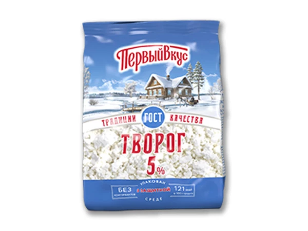Творог пакет 5% 200г