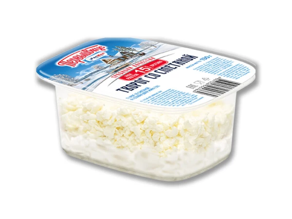 Творог со сметаной контейнер 7% 130г