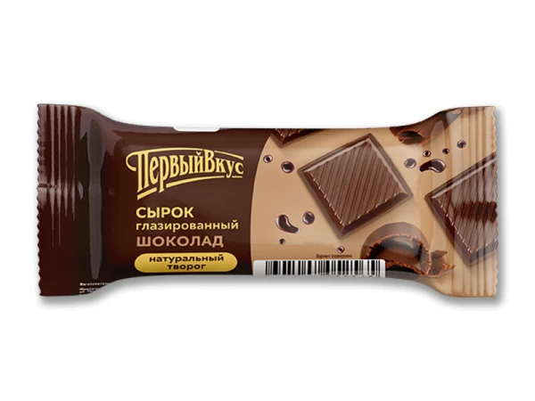 Сырок глазированный шоколад (с какао) флоу-пак 18% 40г