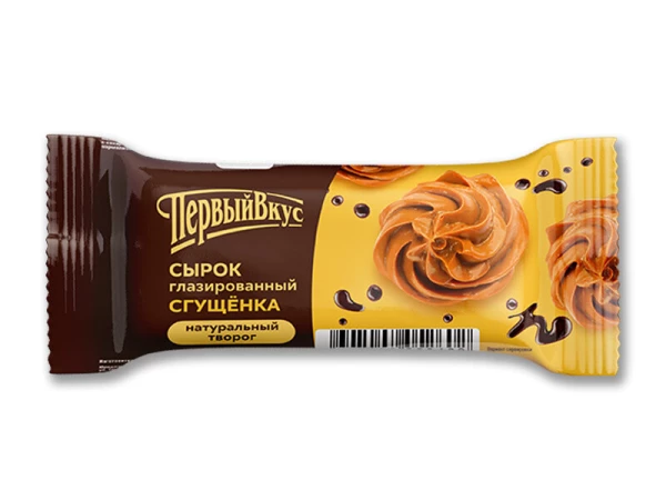 Сырок глазированный сгущенное молоко флоу-пак 18% 40г