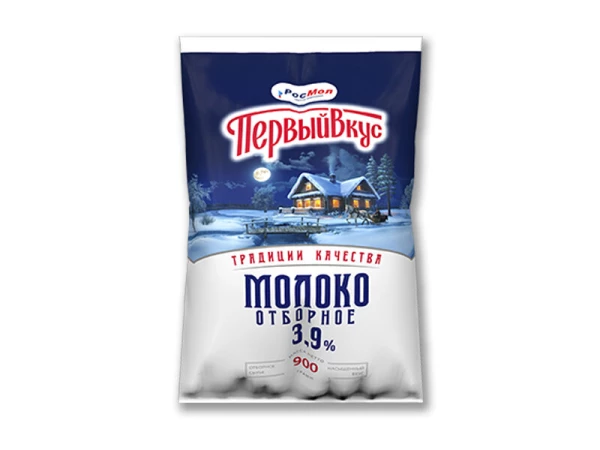 Молоко отборное финн-пак 3,9% 900г