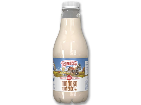 Молоко топленое ПЭТ 4% 930г 
