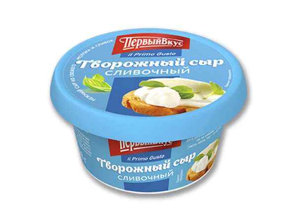 Творожный сыр сливочный п/стакан 60% 140г "il Primo Gusto"
