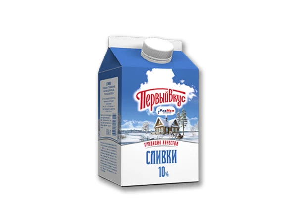 Сливки пюр-пак 10% 450г 