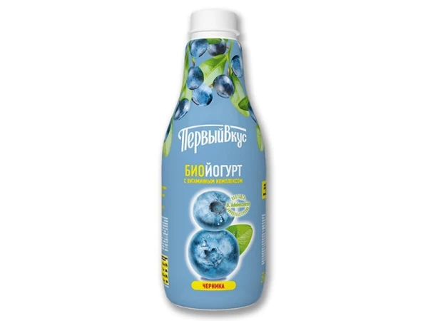 Биойогурт «Черника» ПЭТ 2,5% 850г