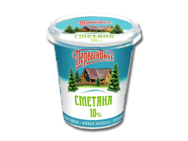 Сметана п/стакан 10% 300г