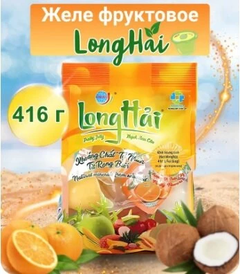 Желе фруктовое LongHai, 416 г
