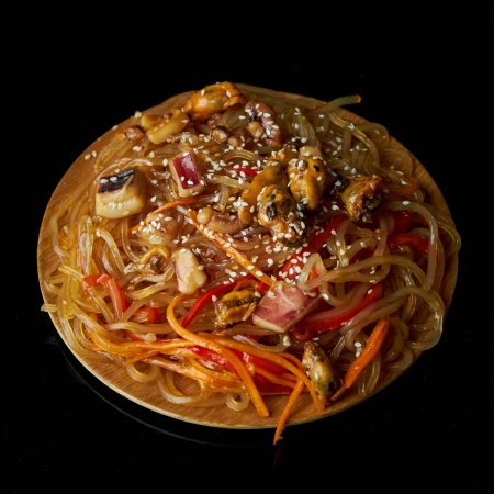 Харусаме с морепродуктами