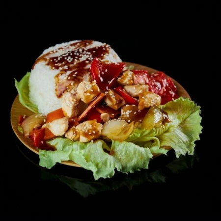 Курица терияки с рисом