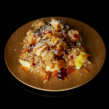 Тяхан с курицей