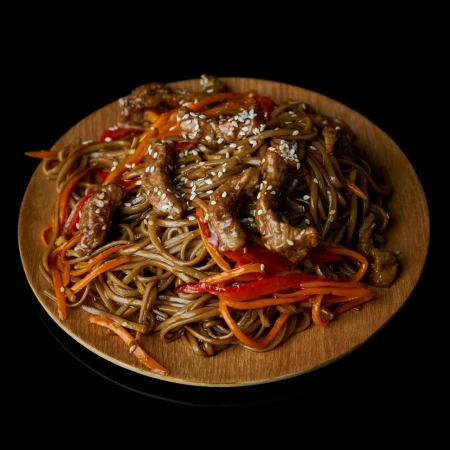 Соба с говядиной