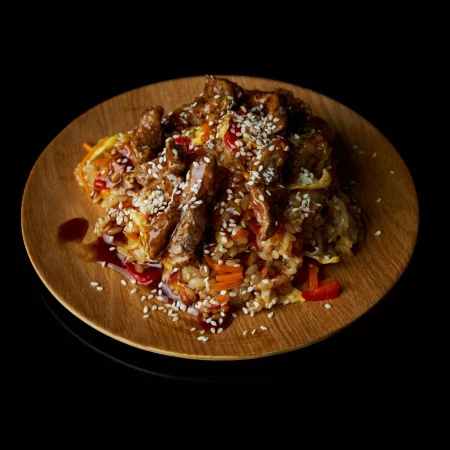 Тяхан с говядиной