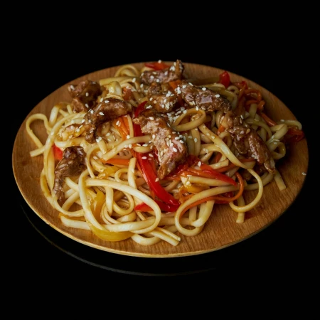 Удон с говядиной