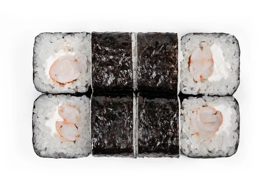 Маки с креветкой