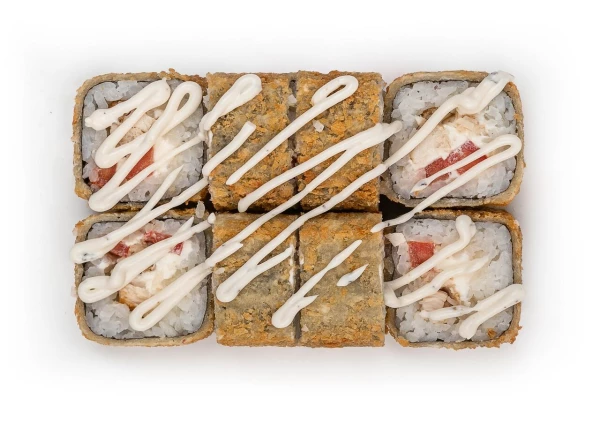 Жареный с курицей