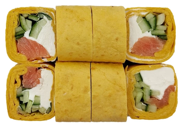 Тортилья с лососем