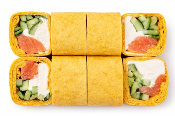 Тортилья с лососем