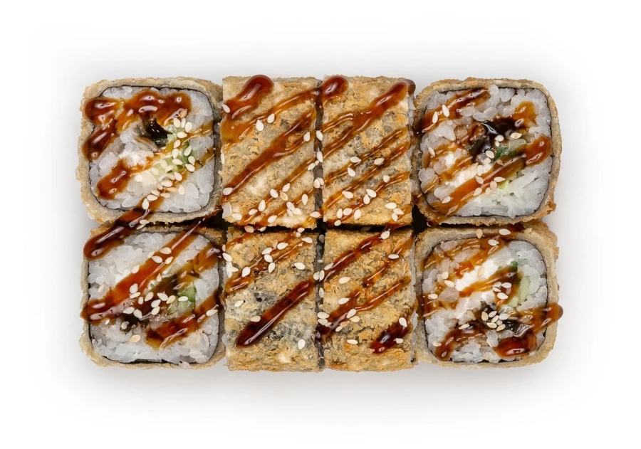 Жареный с крабом