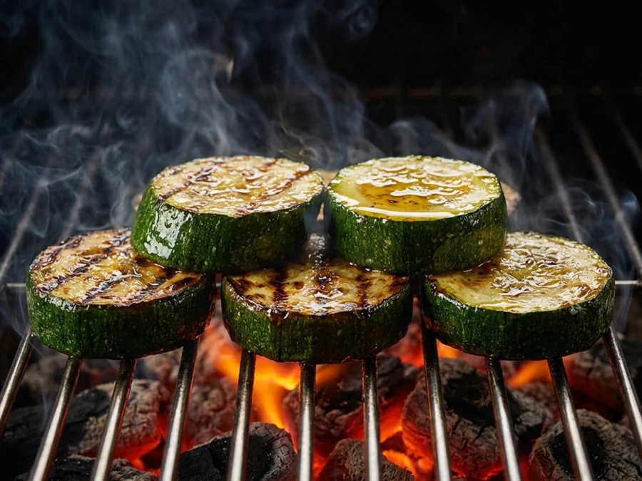 Кабачок на углях