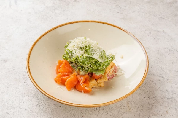 Цезарь с форелью