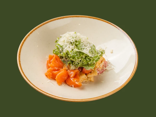 Цезарь с форелью