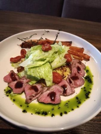 Драник с ростбифом