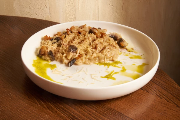 Ризотто с цыпленком и грибами