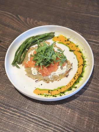 Драник с лососем